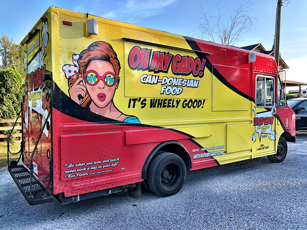 Spokane food truck wrap